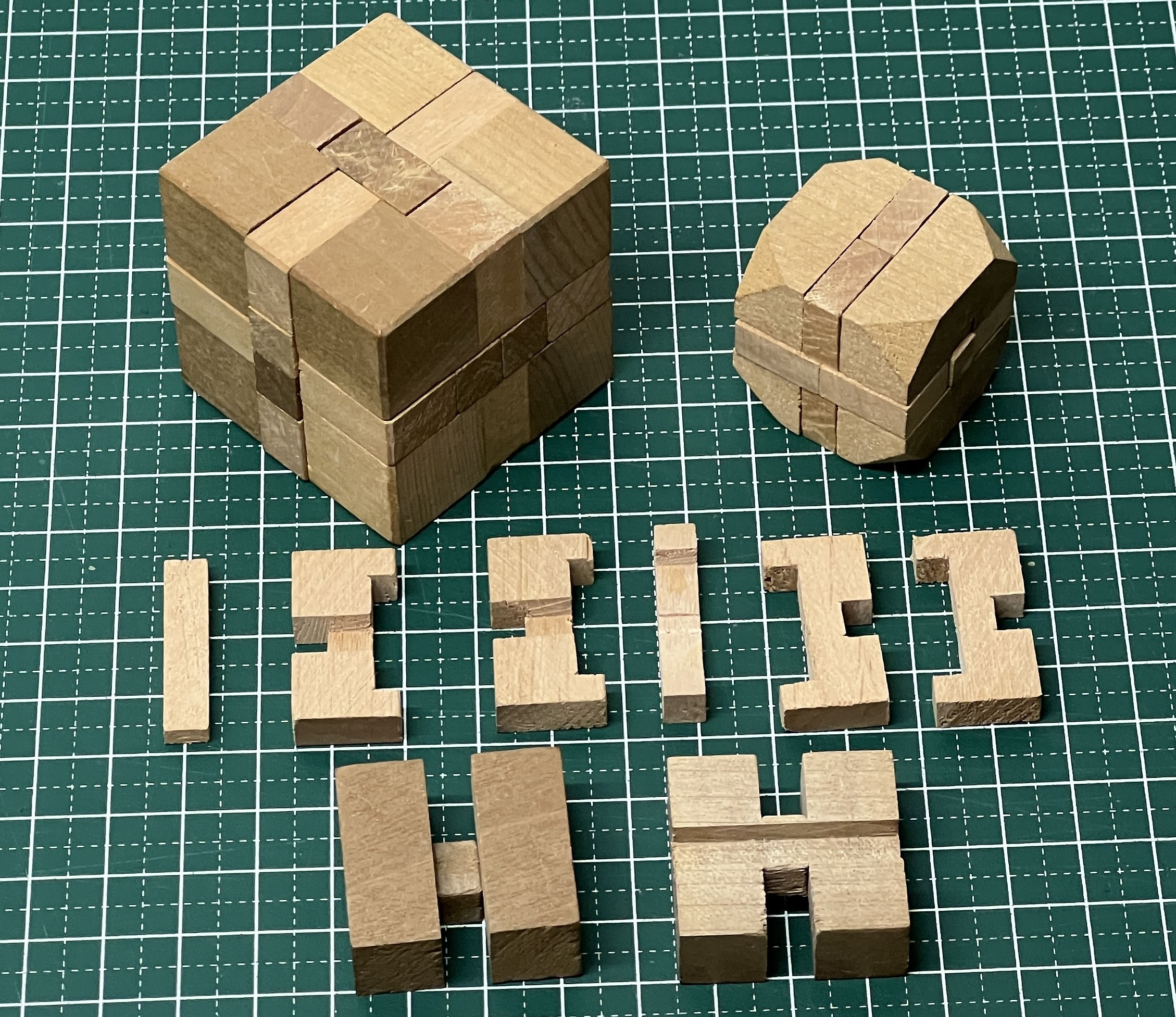 miniatuur kubusjes - Foto